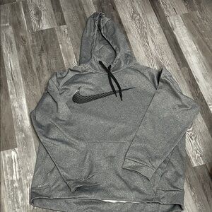 Nike Heather Gray Pullover with Black Swoosh NWOT
